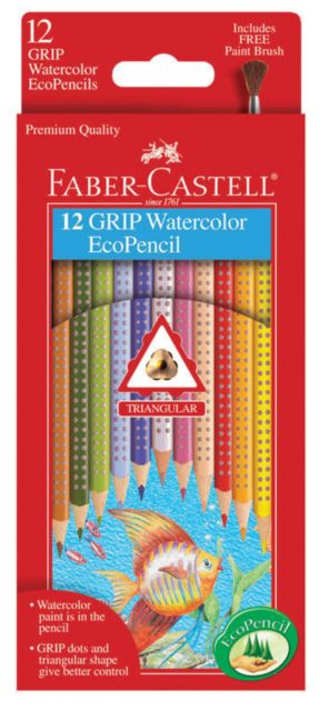 GRIP WATERCOLOR ECOPENCILS 12 COLOR SET