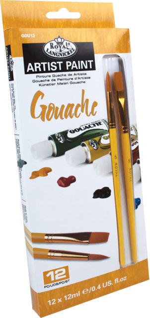 GOUACHE ARTST 12ML 12COLOR SET