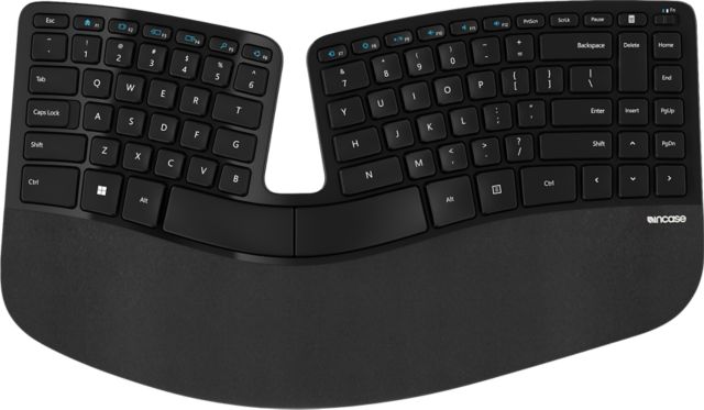Incase Sculpt Ergonomic Keyboard Designed by Microsoft, Black - ONLINE ONLY