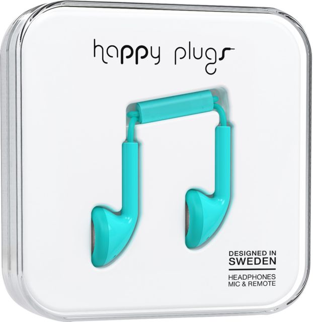 Happy Plugs Earbuds - Turquoise
