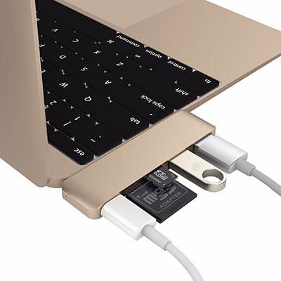 HyperDrive USB Type-C 5-in-1 Hub, Gold-finish - ONLINE ONLY