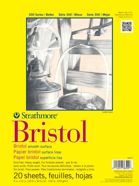 Bristol 300 Smooth Tape Bound 11X14 20 Sheets