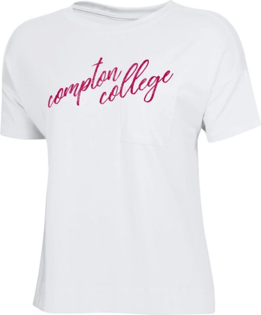 Compton College Women's Pocket Short Sleeve T-Shirt
