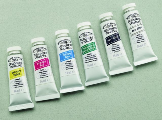 Designers Gouache 14ML Brilliant Green-1