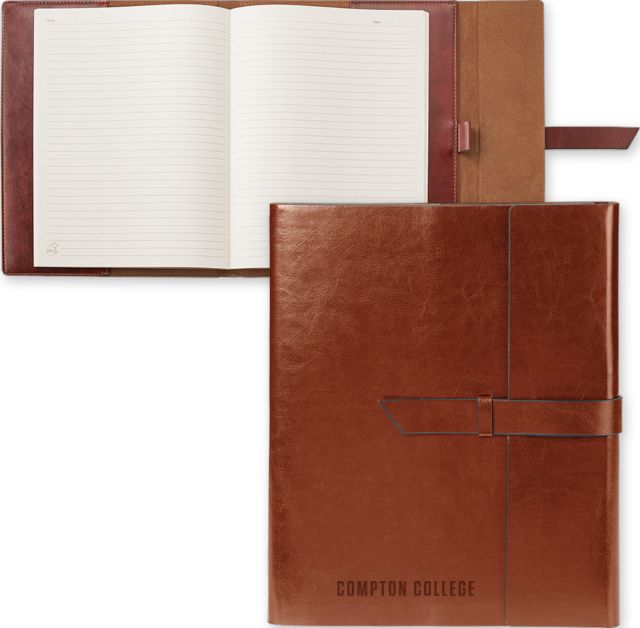 Compton Fabrizio Portfolio w/Loop Closure Compton College Flat Engraved - ONLINE ONLY