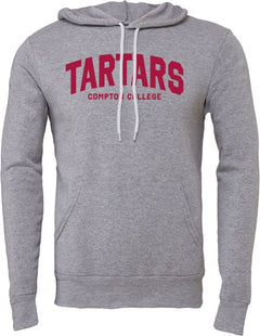 Compton Bella + Canvas Fleece Hood Arched Tartars Compton College - ONLINE ONLY