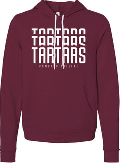 Compton Bella + Canvas Fleece Hood Repeat Tartars - ONLINE ONLY