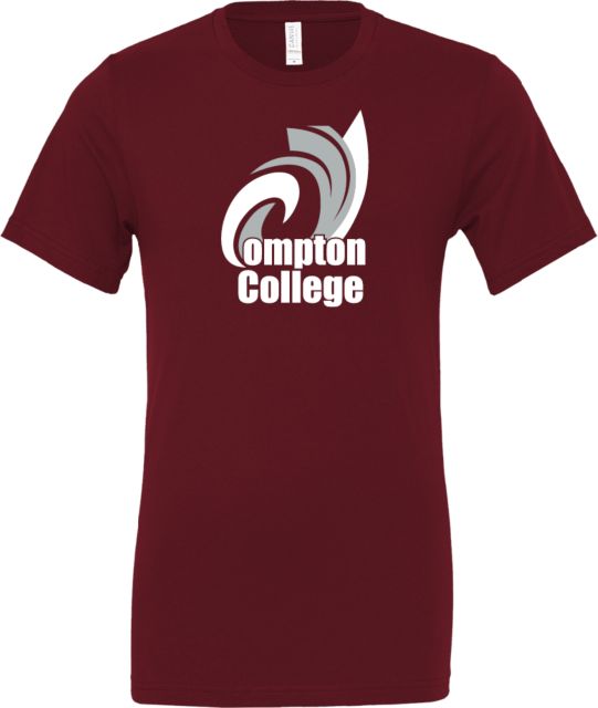 Compton Bella + Canvas Jersey Cotton T Shirt Compton College - ONLINE ONLY