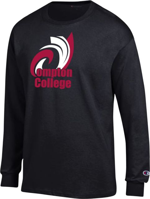 Compton Champion Long Sleeve T Shirt Compton College - ONLINE ONLY