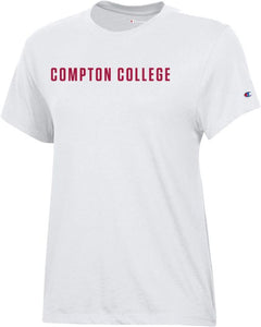 Compton Champion Womens  Core Short Sleeve Tee Compton College Flat - ONLINE ONLY