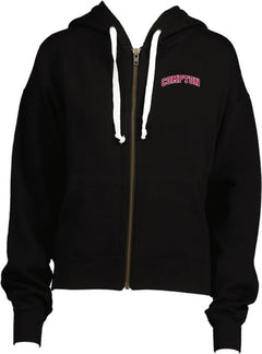 Compton ENZA Womens Boxy Full Zip Hood Arched Compton - ONLINE ONLY