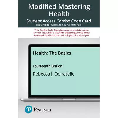 Mastering Health with Pearson eText + Print Combo Access Code for Health