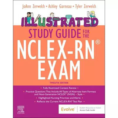 Evolve Resources for Illustrated Study Guide for the NCLEX-RN Exam 12th Edition