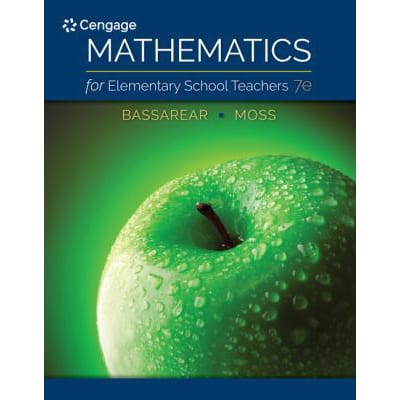 Mathematics for Elementary School Teachers