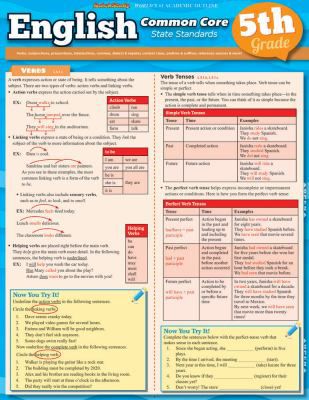 ENGLISH COMMON CORE 5TH GRADE
