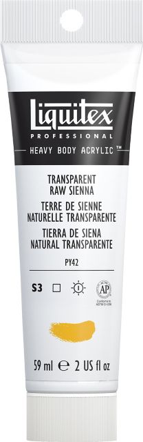 Heavy Body Acrylic 2oz Transparent Raw Siena