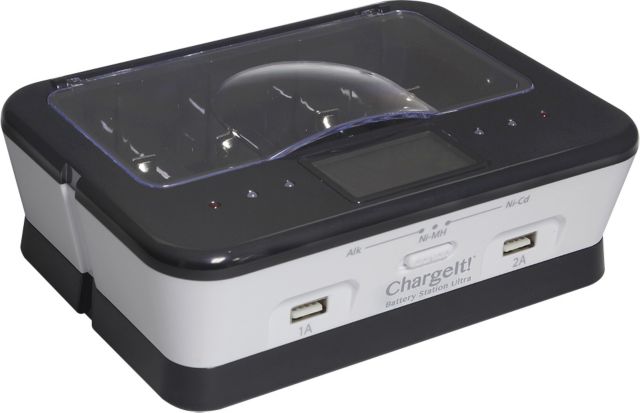 ChargeIt Std Alk Batt Box Wht